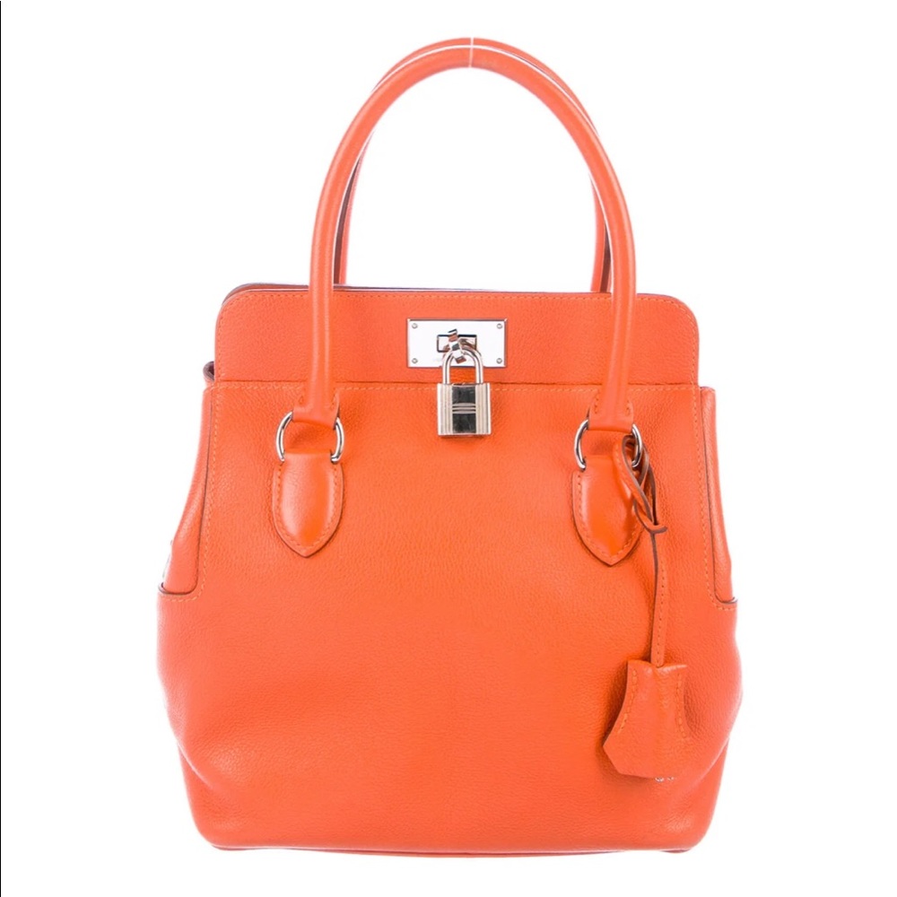 Hermès Orange ToolBox Bag - w Dust & Rain bags